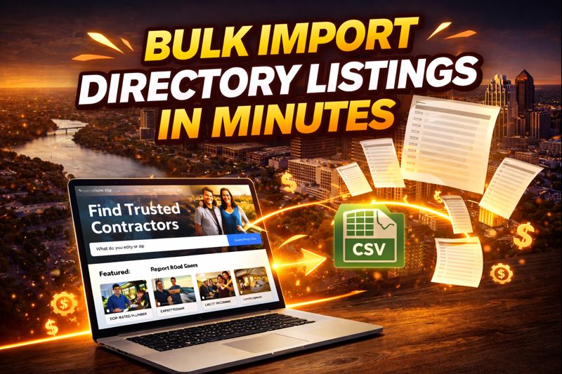 Austin Directory Build 2 - Bulk Import Directory Listings in Minutes
